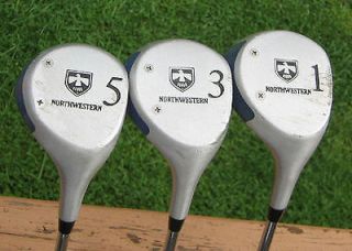 Northwestern ladies Sandra Palmer wood set golf clubs