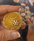 ESTATE TIFFANY & CO. 18k ALL DIAMOND Sea Urchin Brooch/Pin 37mm