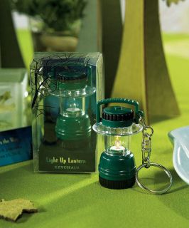   Party Guest Favor Mini Camping Lantern Key Chains with Gift Pack