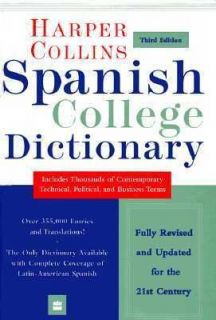   Spanish College Dictionary (Collins diccionario espanol ingles