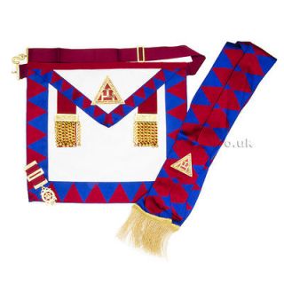 New Masonic Royal Arch Principals Apron, Sash & Jewel