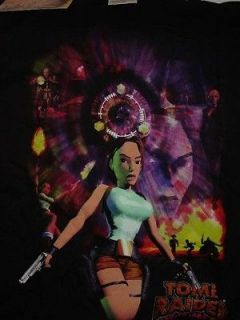 Tomb Raider Lara Croft Spiral shirt L
