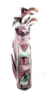 New Prince Triax XV 10 Club Ladies Complete Golf Set RH w/ Cart Bag