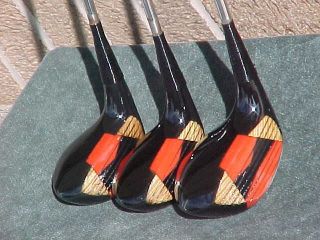 Walter Hagen Lady Golf Clubs set Refinished Womens Woods Driver 3 5 w 