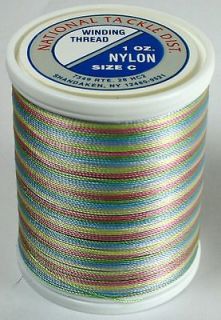 Spool National Tackle Nylon Rod Building Thread 1 Oz Size C 