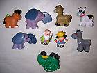 Lot Fisher Price Little People Tikes Animals Horse Elephant Cow 