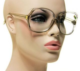   Reading Glasses Transparent Hint Of Gray With Gold Eyeglasses + 2.25
