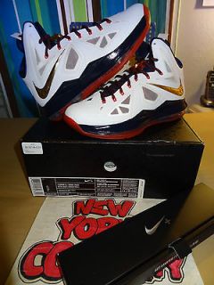 Lebron X+ Sport Pack with Nike+ Basketball USA Gold Medal olympic nike 