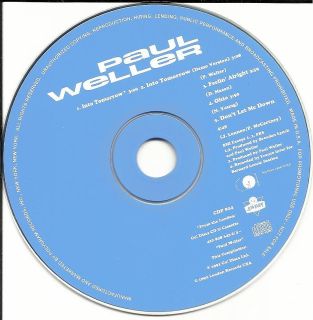 The Jam PAUL WELLER 1992 DEMO & 3 UNRELEASED TRX PROMO DJ CD Beatles 