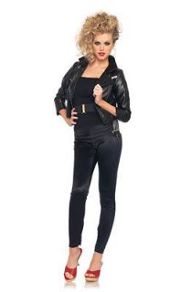 Womens T Birds Faux Leather Jacket Adult Costume Size:Medium