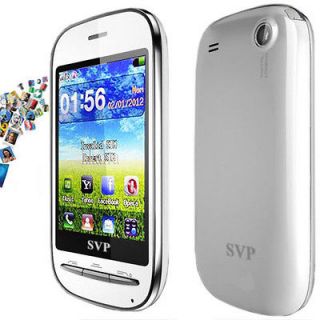 Unlocked   SVP Q70 Pro Touch Screen QuadBand Dual Sim GSM Mobile Phone 