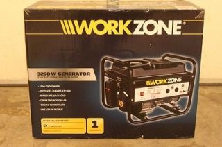 WORK ZONE 3250 Watt Gas Generator   NEW IN BOX