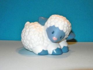 Fisher Price Little People Nativity Sheep Lamb Lying Down ~ HTF