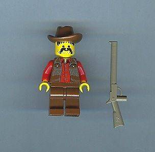 Used LEGO Western Cowboy Minifig 6755 6765 6762 6769