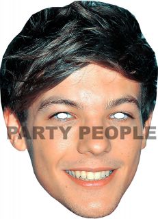 LOUIS TOMLINSON   CELEBRITY FACE MASK   MEMBER OF ONE DIRECTION   X 