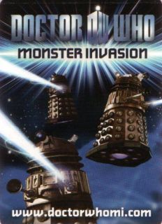 Doctor Who Monster Invasion Test Set 031   060 Pick/Choose From List 