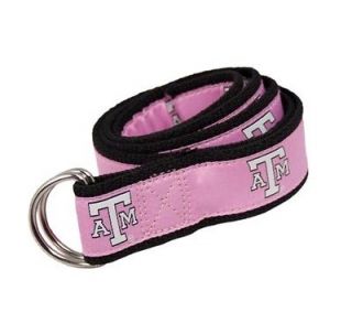 Texas A&M College Logo D Ring Canvas Web Belt by Moonshine USA