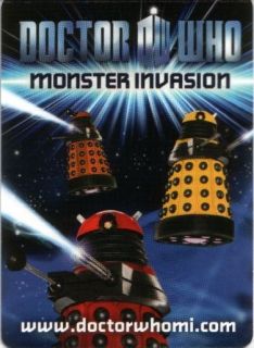 Doctor Who Monster Invasion 039   071 Pick/Choose Any Card Free Post 