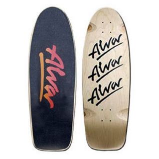  Skates Tony Alva TRI LOGO Reissue Skateboard Deck w/Grip Tape NATURAL