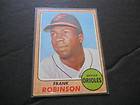 Frank Robinson, 1968 Topps card # 500, Baltimore Orioles, outfield