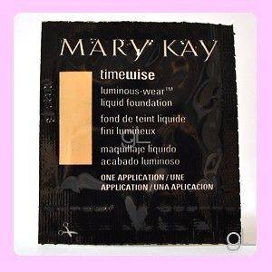 Mary Kay Timewise Luminous Wear Liquid Foundation Samples / Travel 