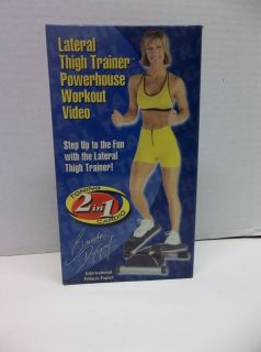 LATERAL THIGH TRAINER EXERCISE SYSTEM workout VHS video instructional 