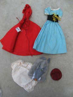 VINTAGE 1964 BARBIE LITTLE THEATRE OUTFIT LITTLE RED RIDING HOOD & THE 