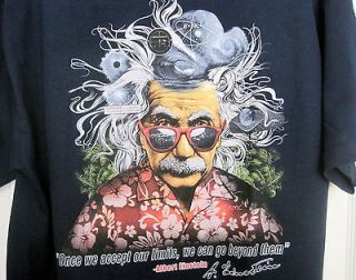   Rietveld Als Brain Waves Albert Einstein XLarge Tee Shirt, Surfwear