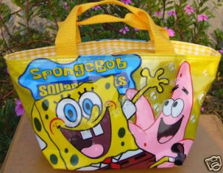 NEW arrival Spongebob Squarepants & Patrick Comestic PURSE TOTE 
