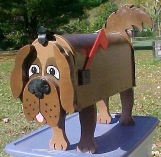LEONBERGER MAILBOX DOG MAILBOXES CUSTOM ANIMAL MAIL BOXES DOGS