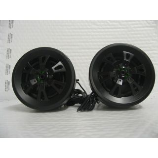   black 100 watt 3.5 inch motorcycle marine speakers black (2 spks