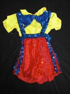 Girl Boy 4 5 6 Pagent Costume PINOCCHIO Sequin Leotard 2 Pieces Dress 