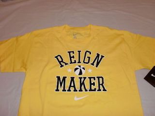 NWT Boys Nike Reign Maker Yellow Tee Shirt M Brand New