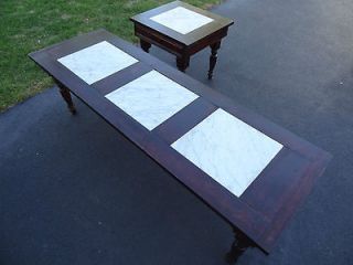 antique marble top table in Furniture
