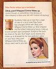 1969 Max Factor Makeup Ad Ultralucent Whipped Creme Make up