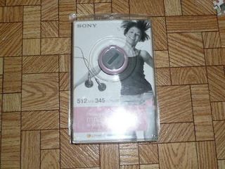   Sony network Walkman NW E105 Pink 512M Digital Media Player  Sealed