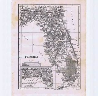 Antiques  Maps, Atlases & Globes  United States (1900 Now)  AL, FL 