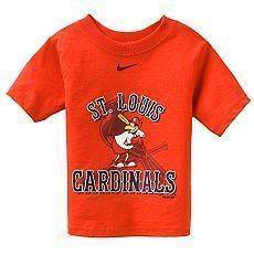 ST. LOUIS CARDINALS NIKE MASCOT MLB TODDLERS SIZE (3T) T SHIRT
