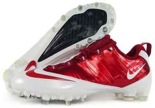 New Mens Nike Air Zoom Vapor Carbon Fly TD Football Cleats White & Red 