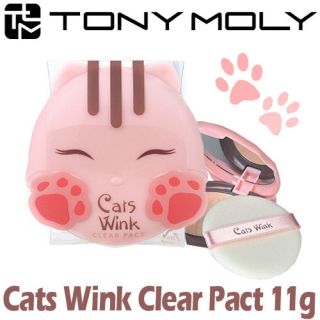   moly＊Cats Wink Clear Pact 2 color 5free / Mild Pact / Korea cosmetic