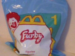 MCDONALDS   TIGER ELECTRONICS 1998 FURBY FIGURINE #1, NEW IN BAG,FREE 