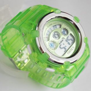 FREE SHIPPING Date Alarm 12/24 Hour Girl/Boy Diving Diver Sport Watch