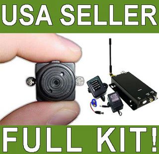 Mini Wireless Spy Nanny Micro Camera Pinhole System