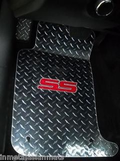 Camaro SS Floor mats. Diamond plate aluminum. REAL METAL custom fit 