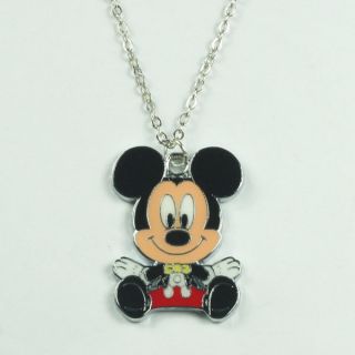 Disney Baby Mickey Mouse Metal Pendant Necklace Birthday Party Boys 
