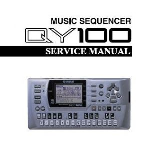 Yamaha Service Manual for QY100 Synthesizer Sequencer