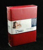   Bed Size 100% Cotton Thermal Flannelette 12 Deep Fitted Sheet   RED
