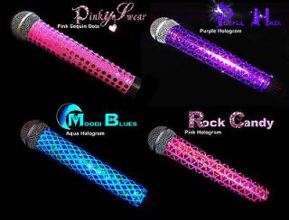 MICROPHONE COVER SKINS SPARKLE MIC COVER SPARKLE MICROPHONE COVERS ($ 