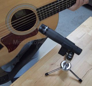 Desktop Tripod Mic Stand   Guitar/ instrument / vocal Microphone radio 