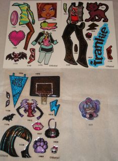 Monster High StickerZine 28 Sticker Pack Ghoulia Clawdeen Cleo De Nile 